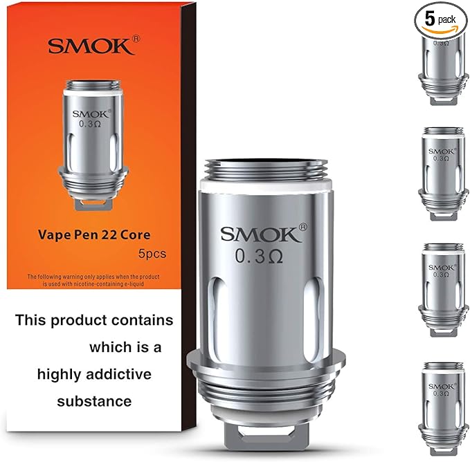 SMOK Vape Pen 22 Replacement Coils-Pack of 5 Trendy Vapes SMOK Vape Pen 22 Replacement Coils-Pack of 5 Trendy Vapes