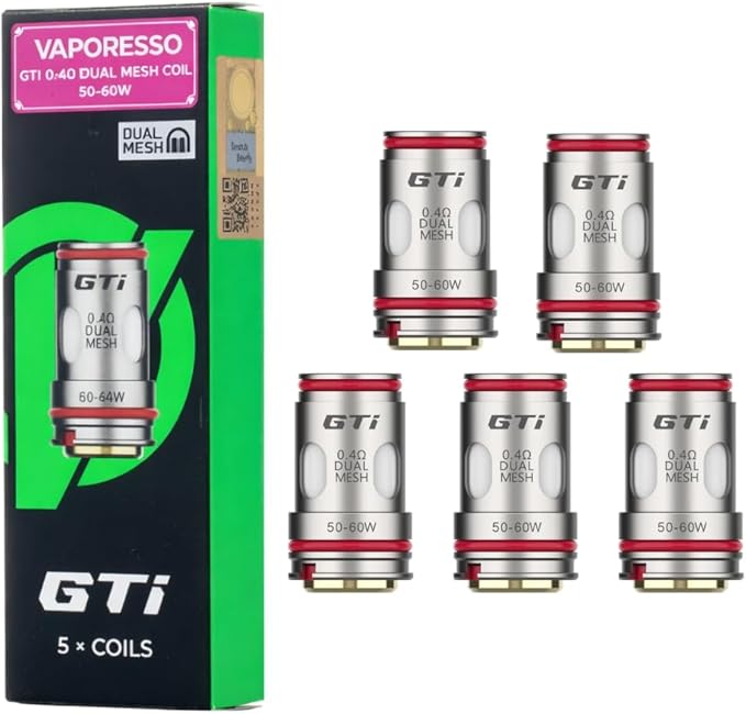 VAPORESSO GTI Coils(Dual Mesh Coils)-Pack of 5