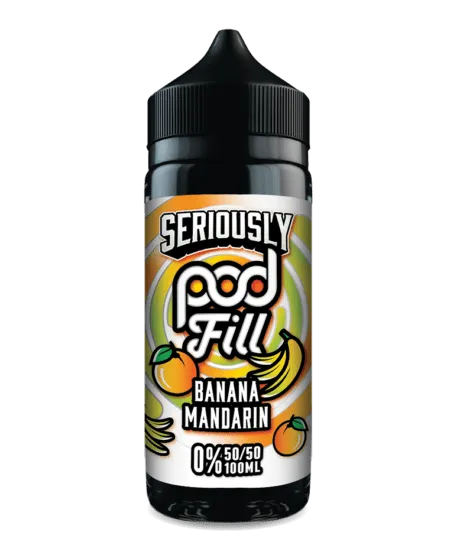Banana Mandarin By Seriously Pod Fill E-Liquid 100ml Shortfill