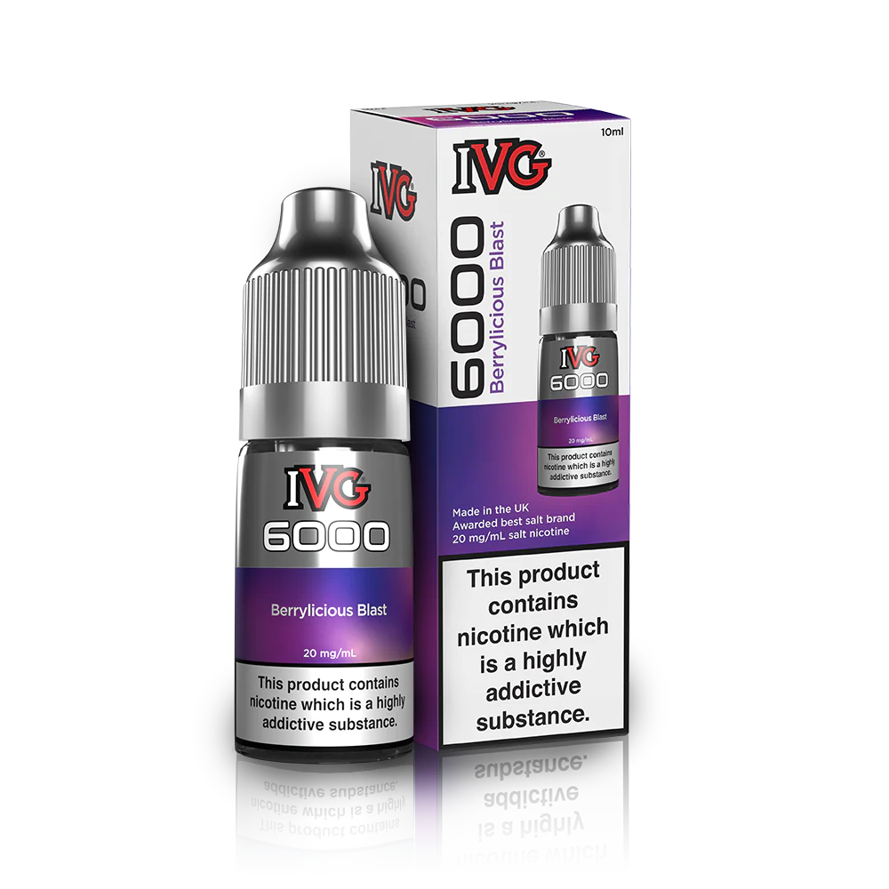 Berrylicious Blast Nic Salt By IVG 6000