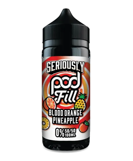 Blood Orange Pineapple By Seriously Pod Fill E-Liquid 100ml Shortfill