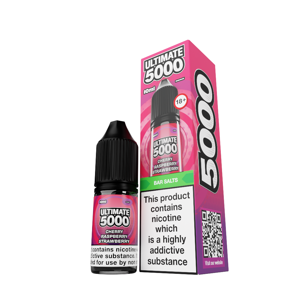 Cherry Raspberry Strawberry Nic Salt 10ml | Ultimate 5000 UK