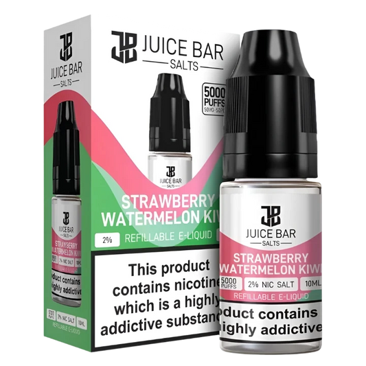 Strawberry Watermelon Kiwi Nic Salt By Juice Bar