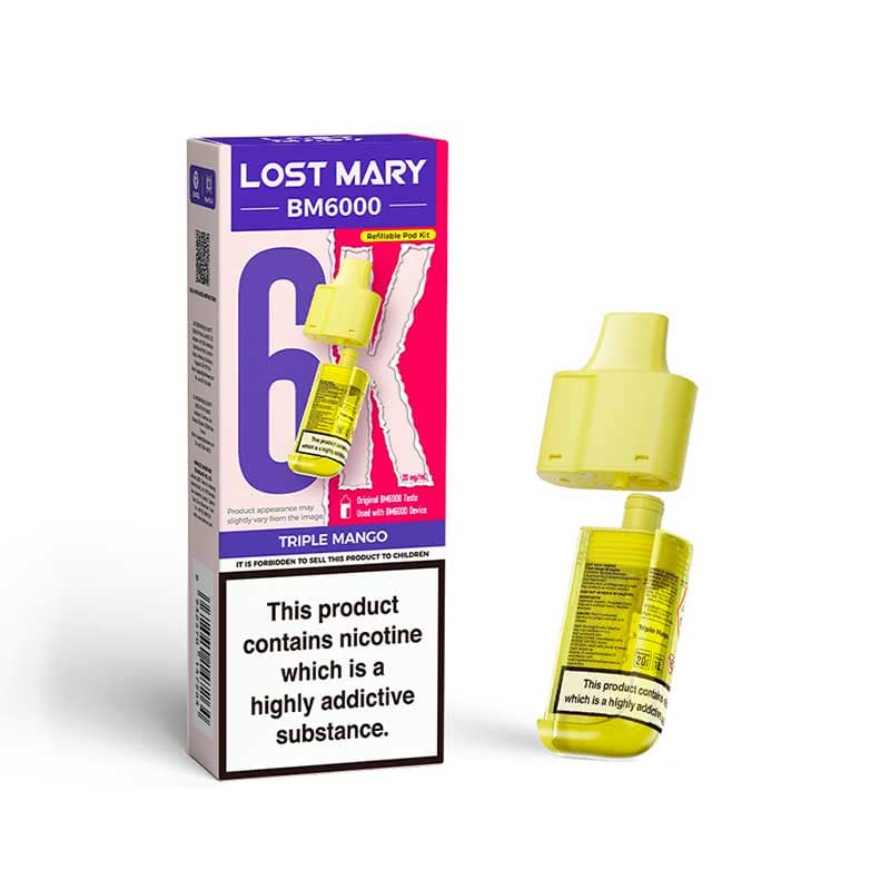 Lost Mary BM6000 Prefilled Pods – Best Vape Flavors 20mg