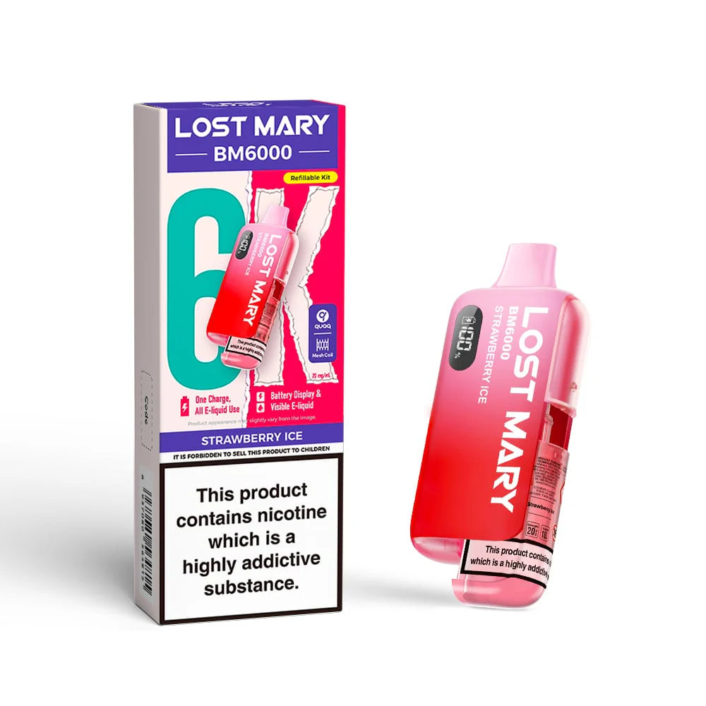 Lost Mary BM6000 Vape – 6000 Puffs Pod Kit | Trendy Vapes