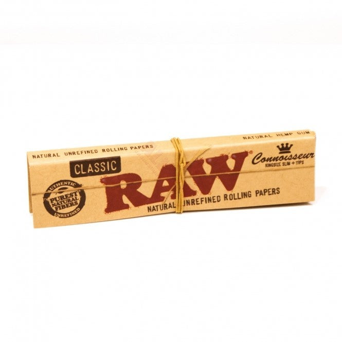 Raw Classic Connoisseur King size Slim + Tips