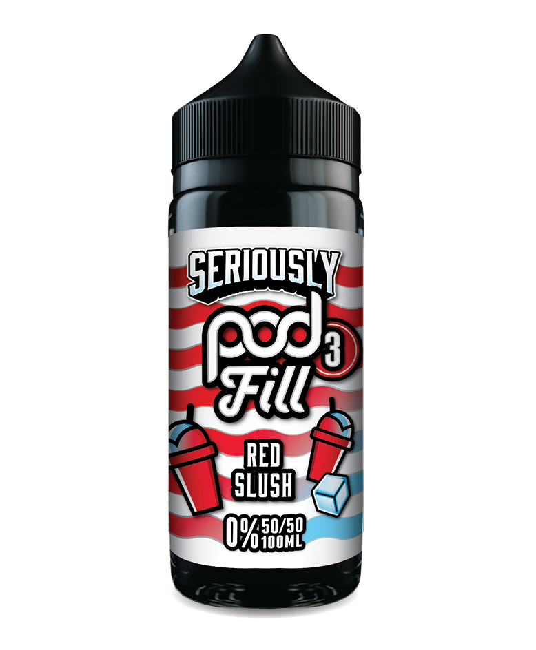 Red Slush By Seriously Pod Fill x3 E-Liquid 100ml Shortfill