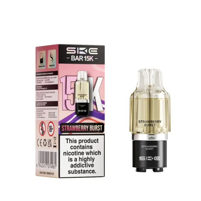 SKE Bar 15K Refill Pod – Long-Lasting 15,000 Puff Vape Pods UK