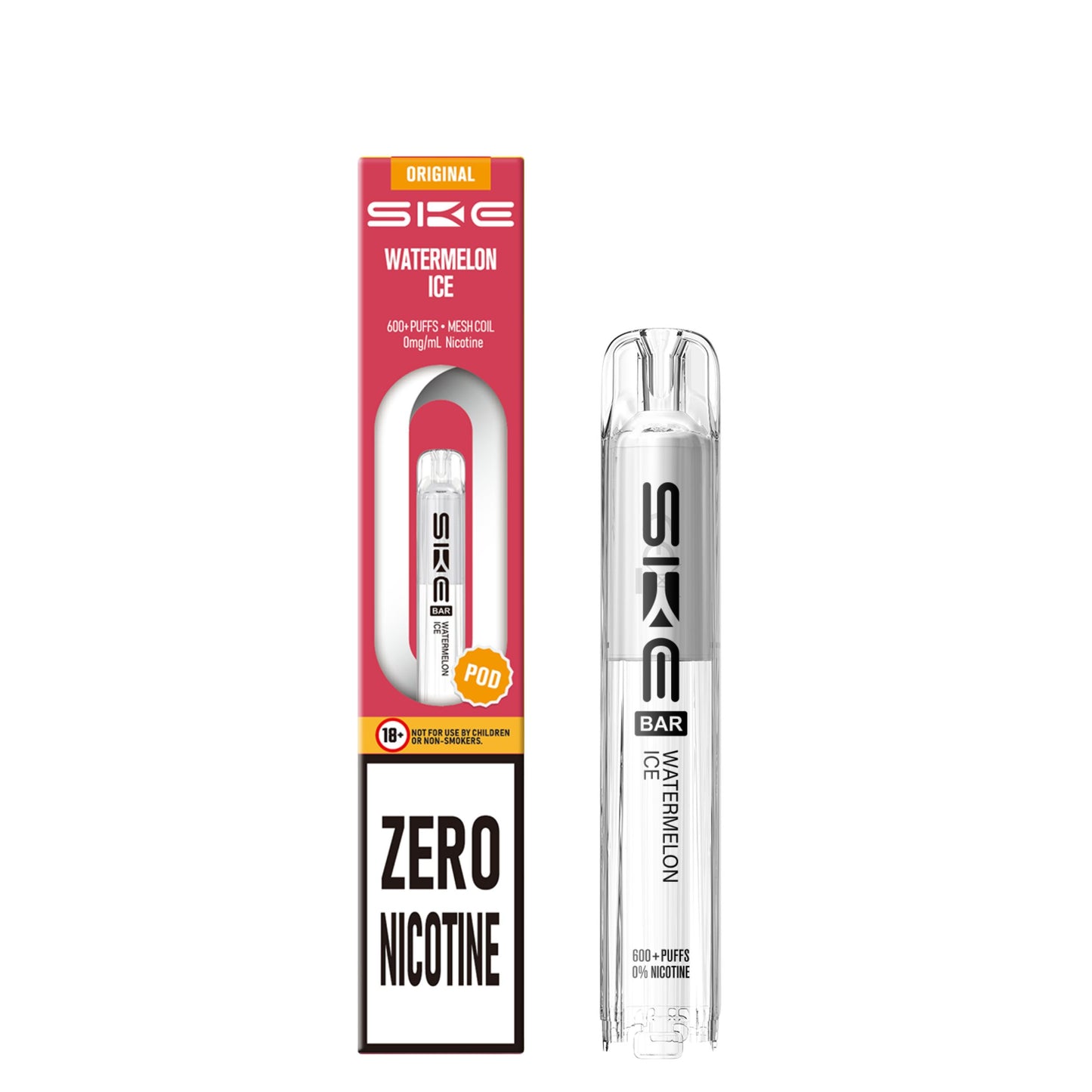 SKE Bar Prefilled Pods 0% NICOTINE | Smooth Flavours & 600 Puffs