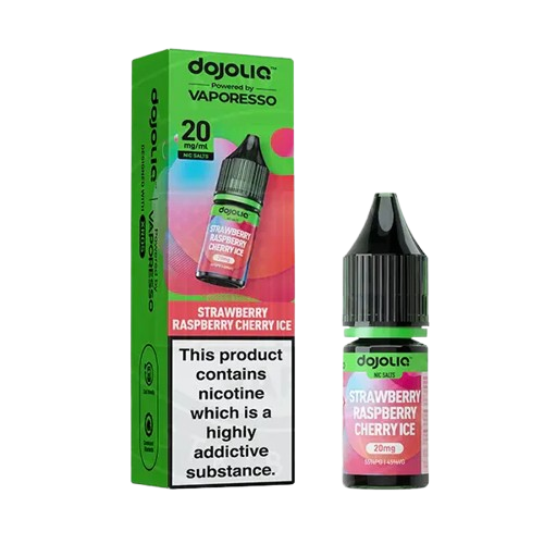 Vaporesso DojoLiq Nic Salt 10ml - Strawberry Raspberry Cherry Ice