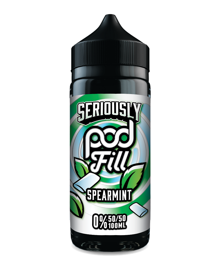 Spearmint By Seriously Pod Fill E-Liquid 100ml Shortfill