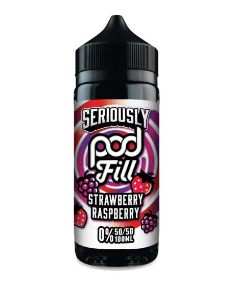 Strawberry Raspberry By Seriously Pod Fill E-Liquid 100ml Shortfill