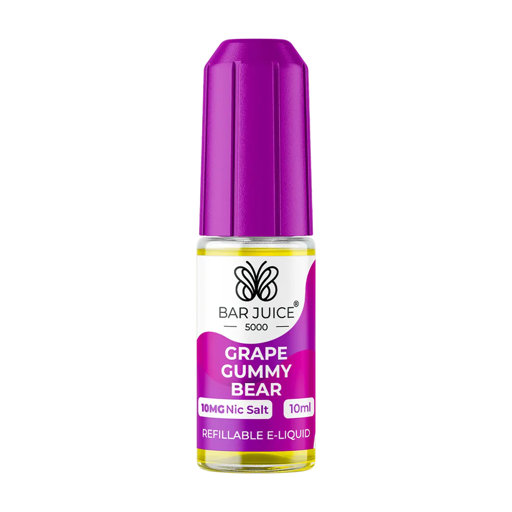 Grape Gummy Bear Nic Salt by Bar Juice | Buy Online at Trendy Vapes UK
