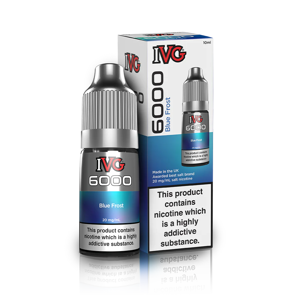 Blue Frost Nic Salt By IVG 6000