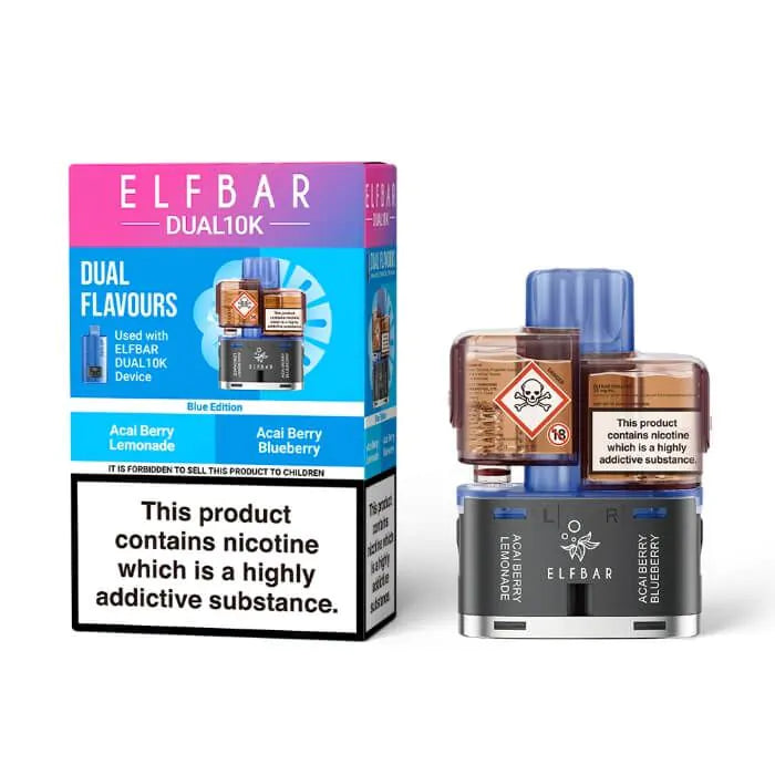 Elf Dual 10K Replacement Pods – 20 Flavours, 20mg Nicotine