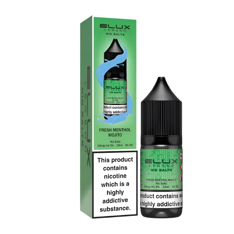 Fresh Menthol Mojito Nic Salt By Elux Legend