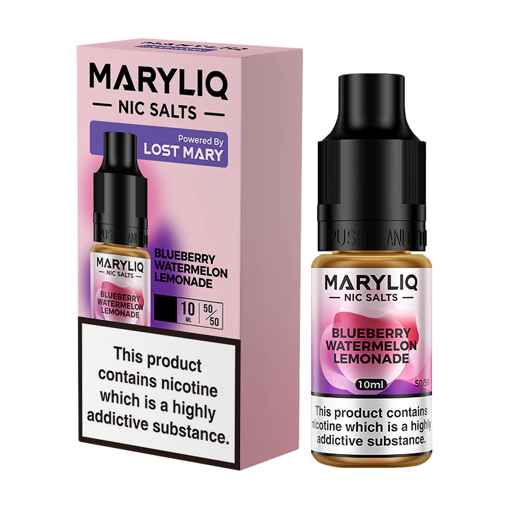 Blueberry Watermelon Lemonade By Lost Mary MARYLIQ Nic Salts 10ml