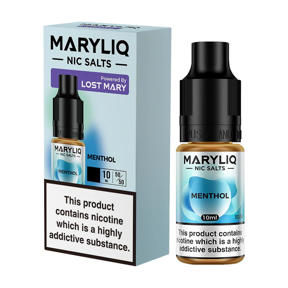 Menthol Nic Salt by Lost Mary MARYLIQ 10ml | Trendy Vapes UK