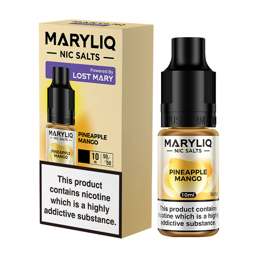 Pineapple Mango By Lost Mary MARYLIQ Nic Salts 10ml
