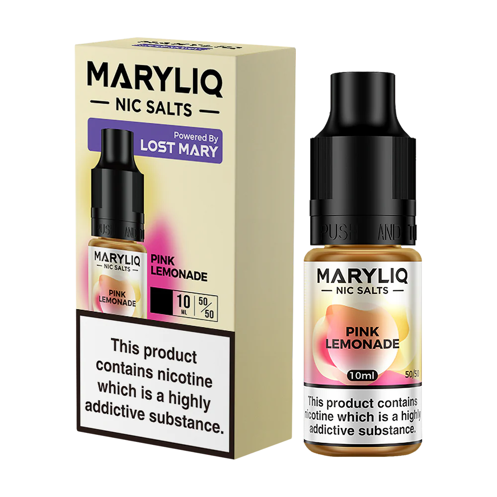 Pink Lemonade By Lost Mary MARYLIQ Nic Salts 10ml
