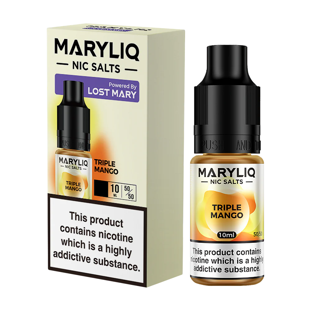 Triple Mango By Lost Mary MARYLIQ Nic Salts 10ml
