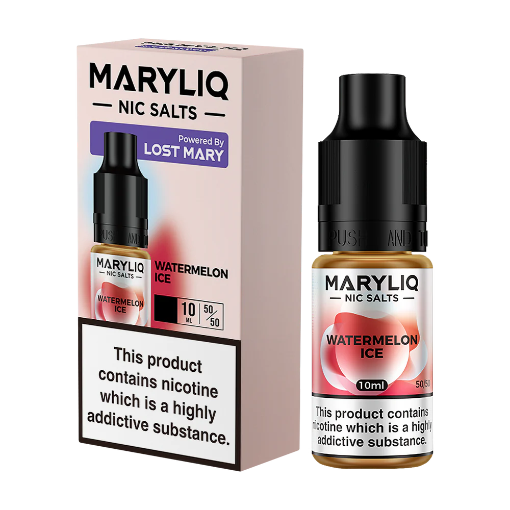 Watermelon Ice By Lost Mary MARYLIQ Nic Salts 10ml