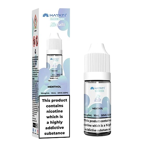 Menthol Nic Salt E-Liquid 10ml bottle by Hayati Pro Max, 20mg, sold at Trendy Vapes UK