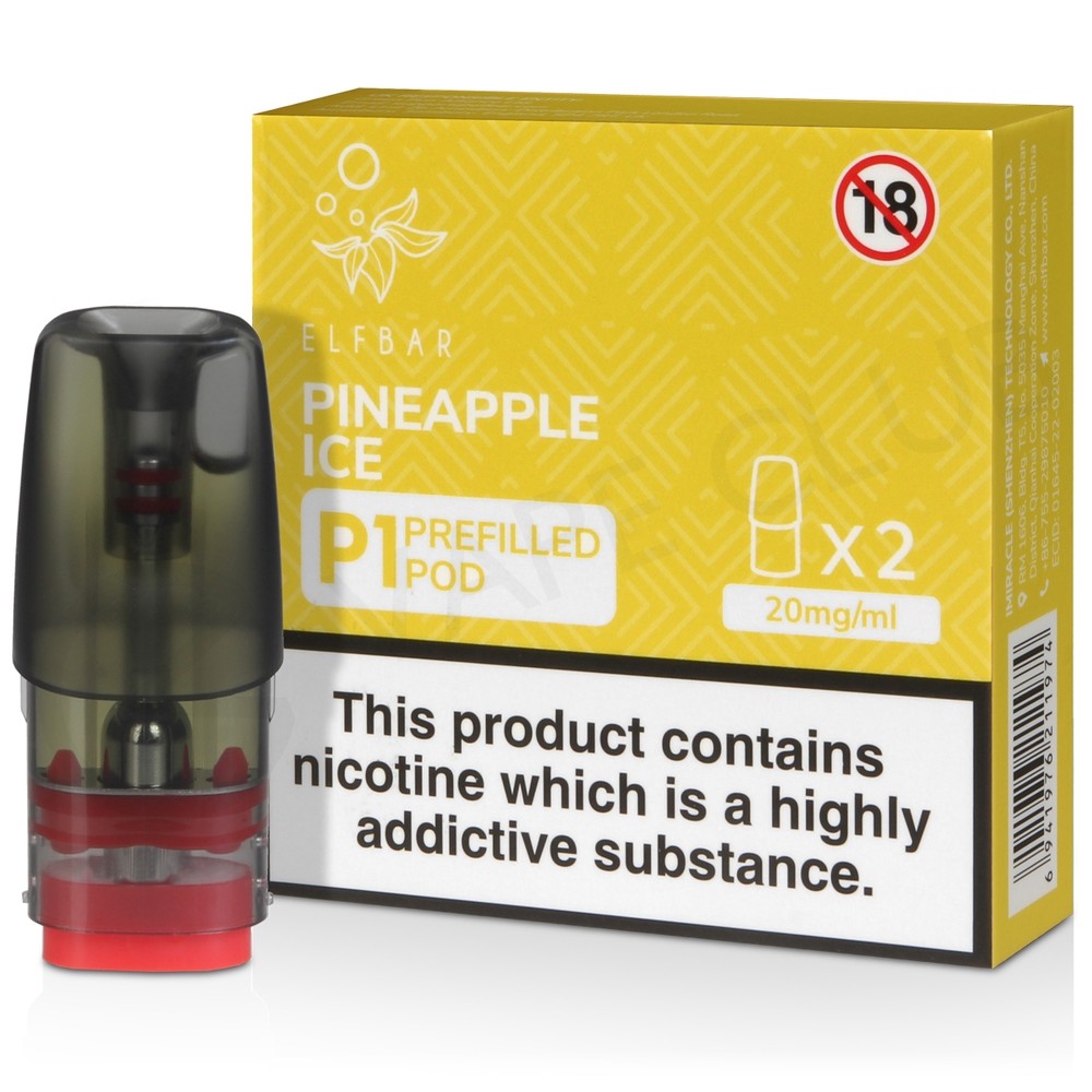 ElfBar Mate500 P1 Prefilled Pods By Elf Bar x 2 Cartridge Per Pack