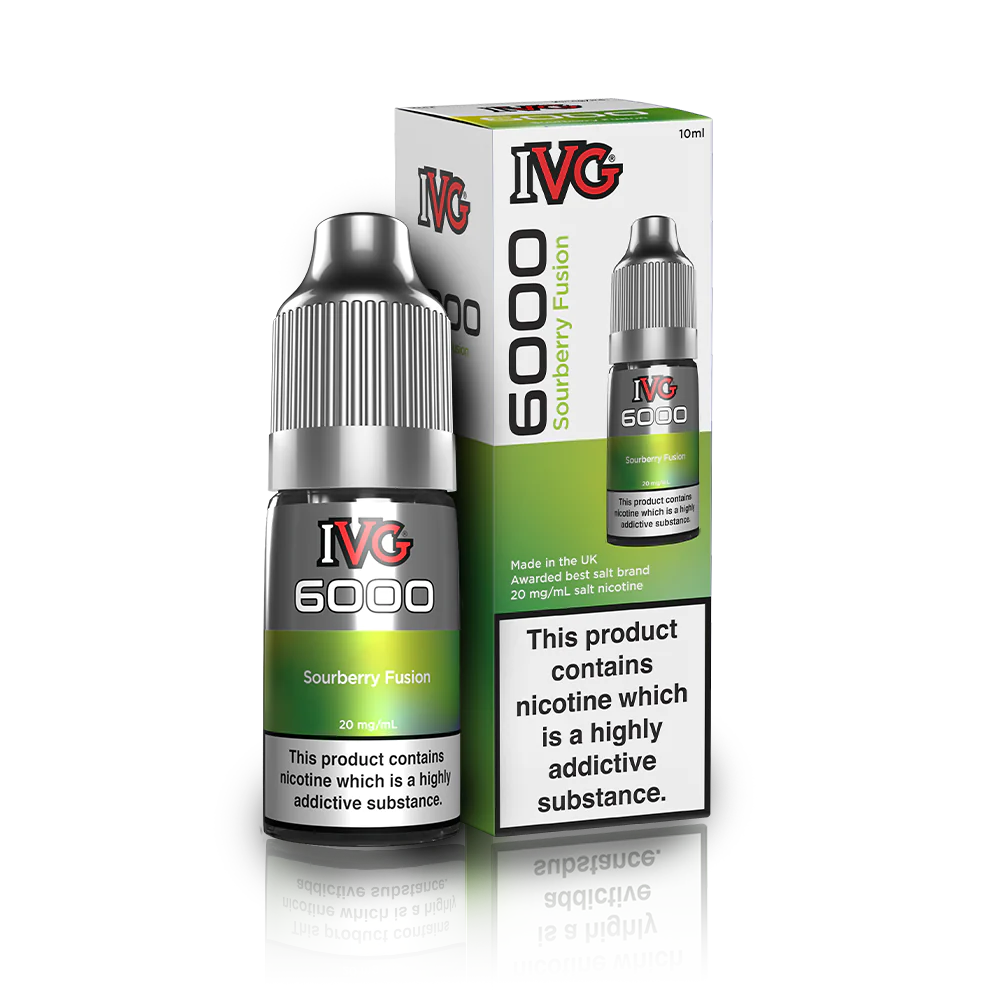 Sourberry Fusion Nic Salt By IVG 6000