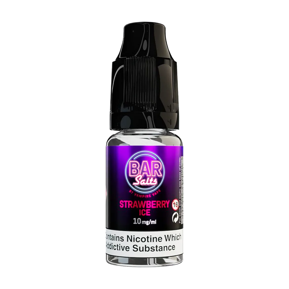 Strawberry Ice Nic Salt By Vampire bar Salts
