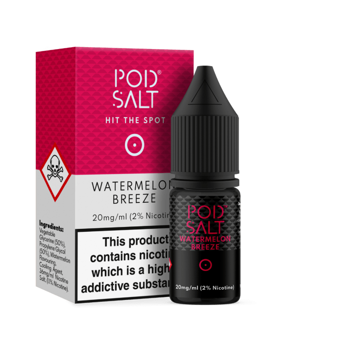 WATERMELON BREEZE NIC SALT BY POD SALT