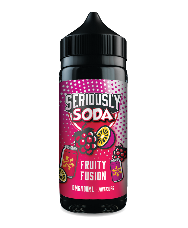 Fruity Fusion By Seriously Soda E-Liquid 100ml Shortfill