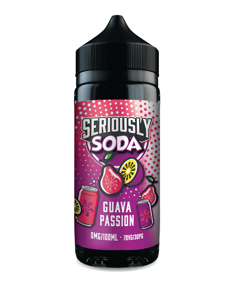 Guava Passion By Seriously Soda E-Liquid 100ml Shortfill