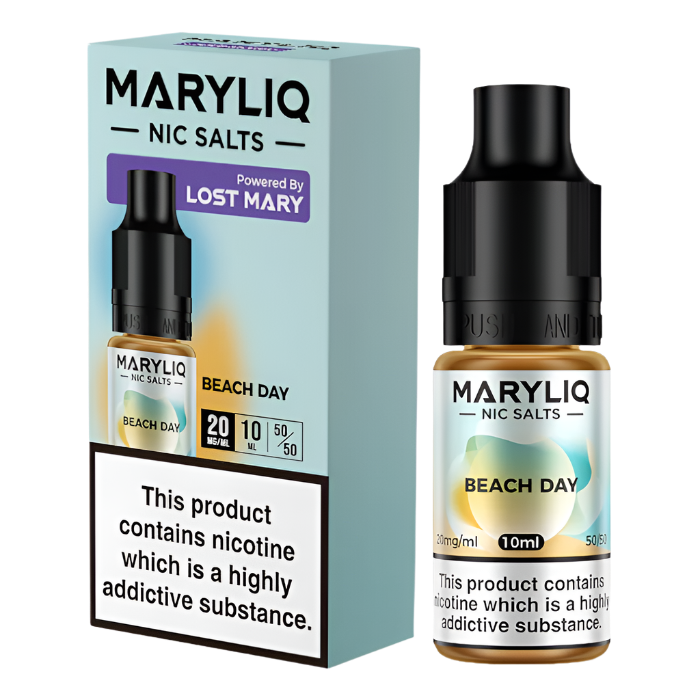 Beach Day By Lost Mary MARYLIQ Nic Salts 10ml