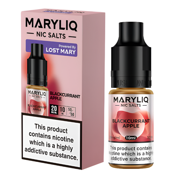 Blackcurrant Apple By Lost Mary MARYLIQ Nic Salts 10ml