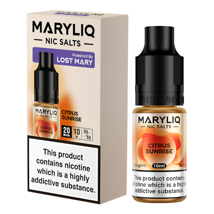 Citrus Sunrise By Lost Mary MARYLIQ Nic Salts 10ml