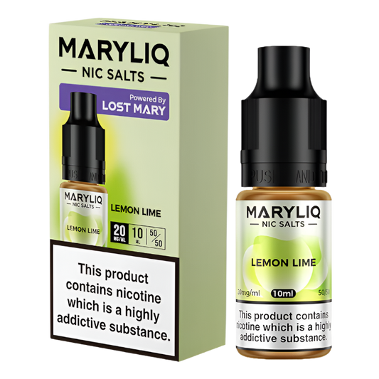 Lemon Lime By Lost Mary MARYLIQ Nic Salts 10ml