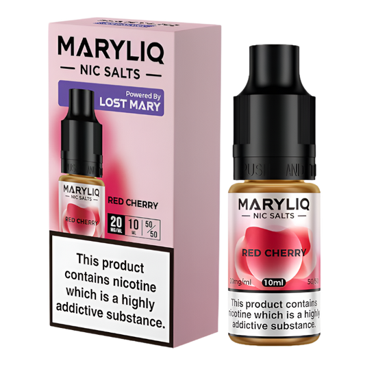 Red Cherry By Lost Mary MARYLIQ Nic Salts 10ml