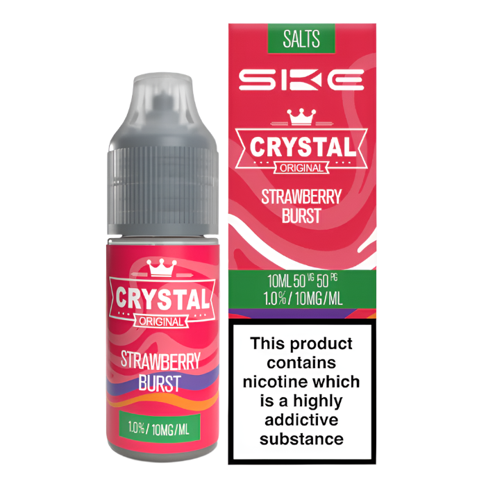 Strawberry Burst Nic Salt By SKE Crystal