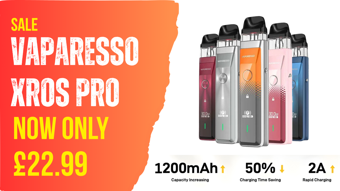 🔥 Big Vape Sale: Vaporesso XROS Pro Now Only £22.99 in the UK!