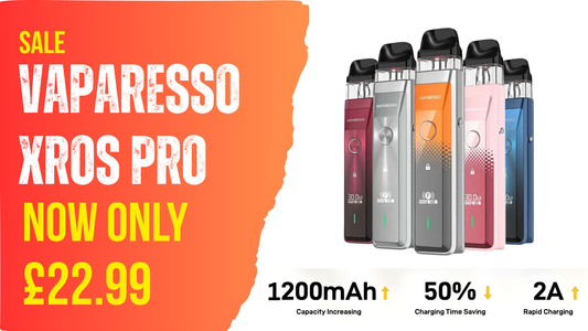 🔥 Big Vape Sale: Vaporesso XROS Pro Now Only £22.99 in the UK!
