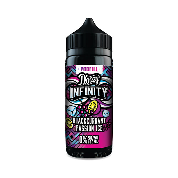 Doozy Infinity Blackcurrant Passion Ice Pod Fill 50/50 | Fruity Mint Vape