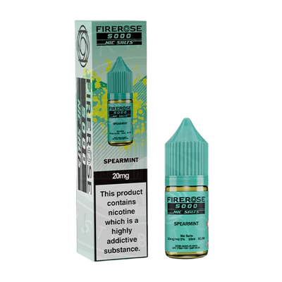 Spearmint Nic Salt | Elux Firerose 5000 Vape Juice V1