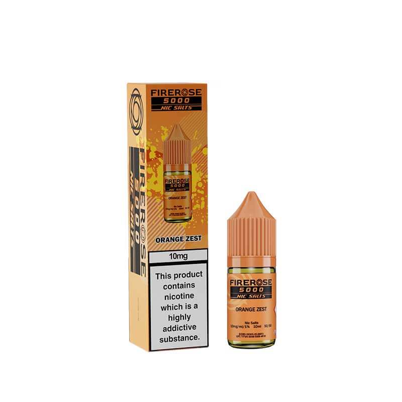 Orange Zest Nic Salt By Elux Firerose 5000 | Trendy Vapes UK