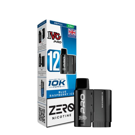 IVG Pro 12 Vape Pods 0% Nicotine | Best Online Vape UK Deals