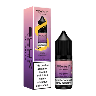 Berry Lemonade Nic Salt by Elux Legend 10ml | Sweet & Zesty Vape Juice – Trendy Vapes UK