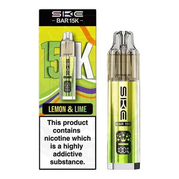 SKE Bar 15K prefilled pod kit in Fresh Menthol Mojito, 15000 puffs, by SKE Crystal - Trendy Vapes UK