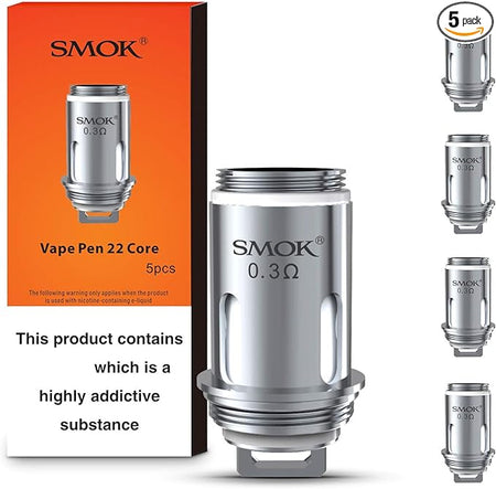 SMOK Vape Pen 22 Replacement Coils-Pack of 5