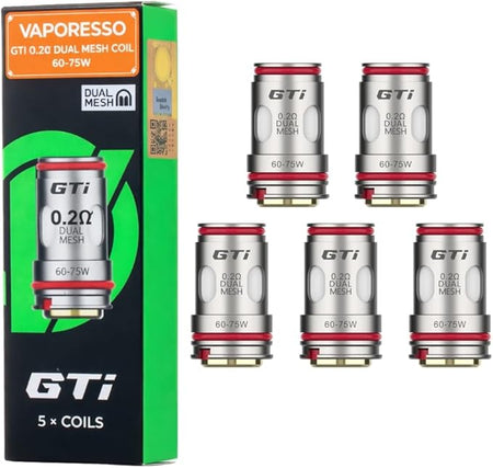 VAPORESSO GTI Coils(Dual Mesh Coils)-Pack of 5
