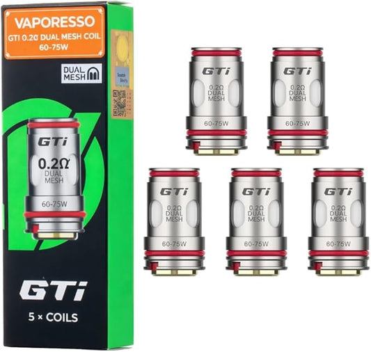 VAPORESSO GTI Coils(Dual Mesh Coils)-Pack of 5
